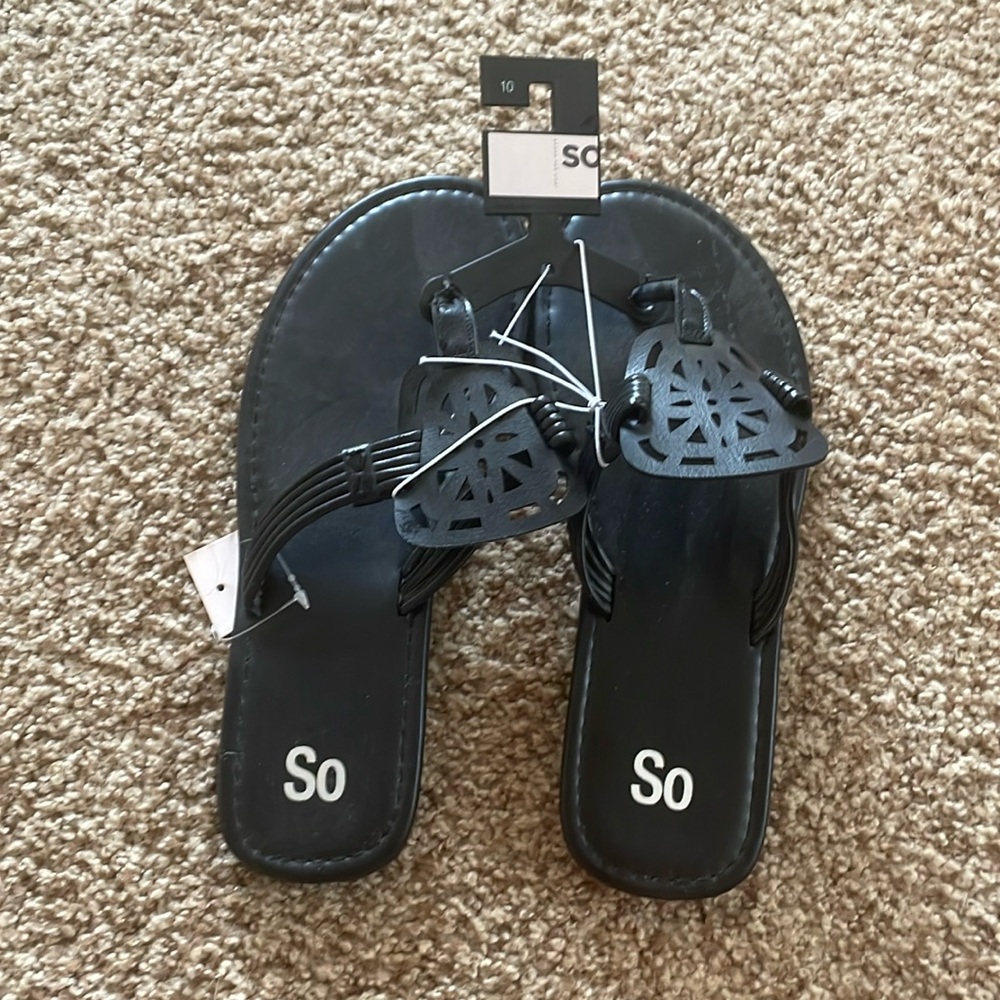 Brand new So branded sandals. New with the tag never worn